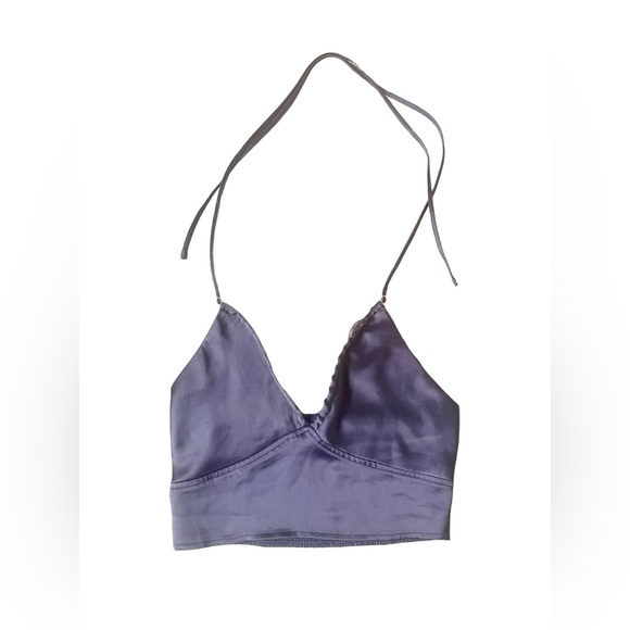 Garage Clothing Halter Crop Top - Picture 1 of 3